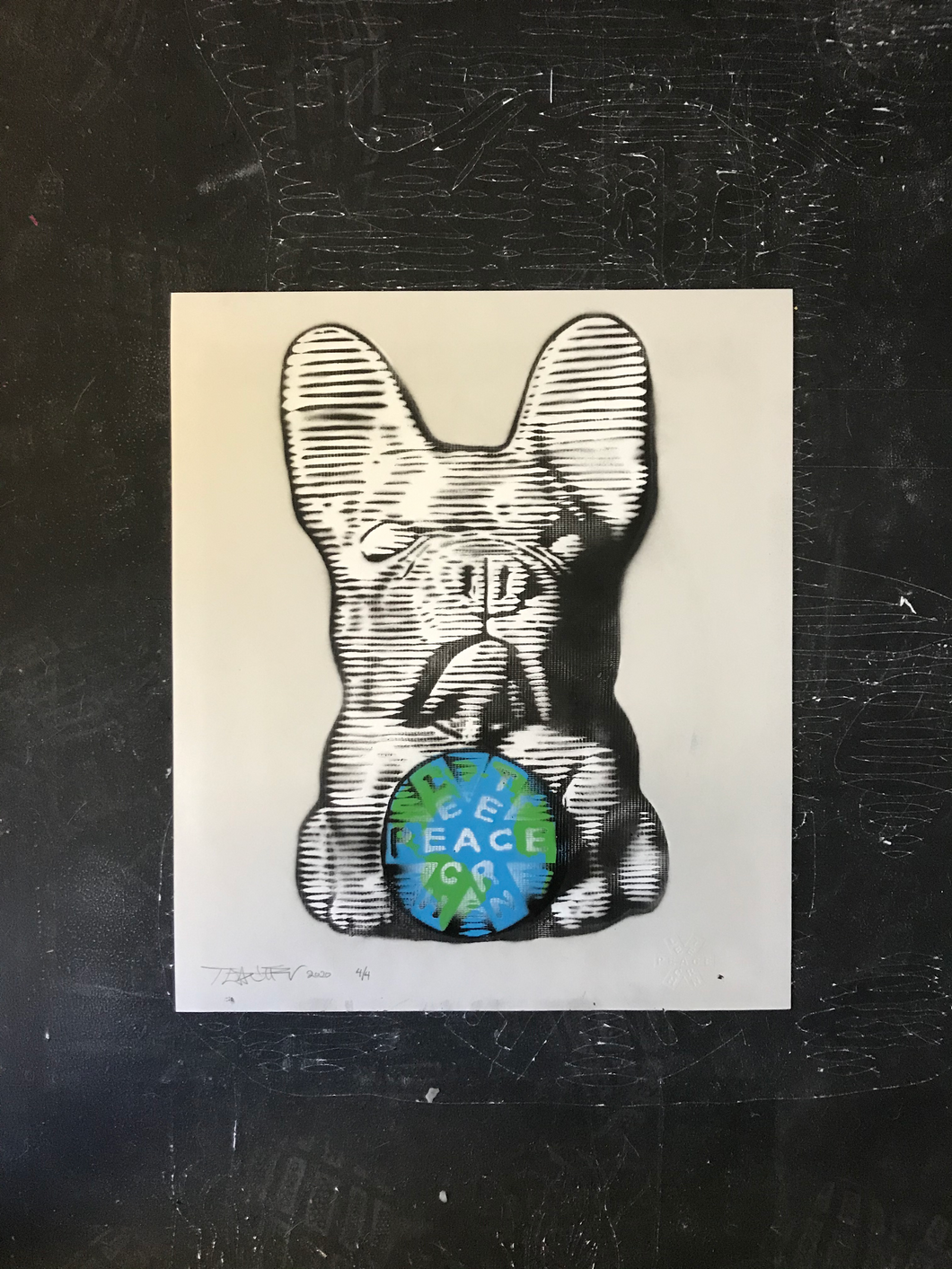 Earth Watch Dog (18” x 22”)